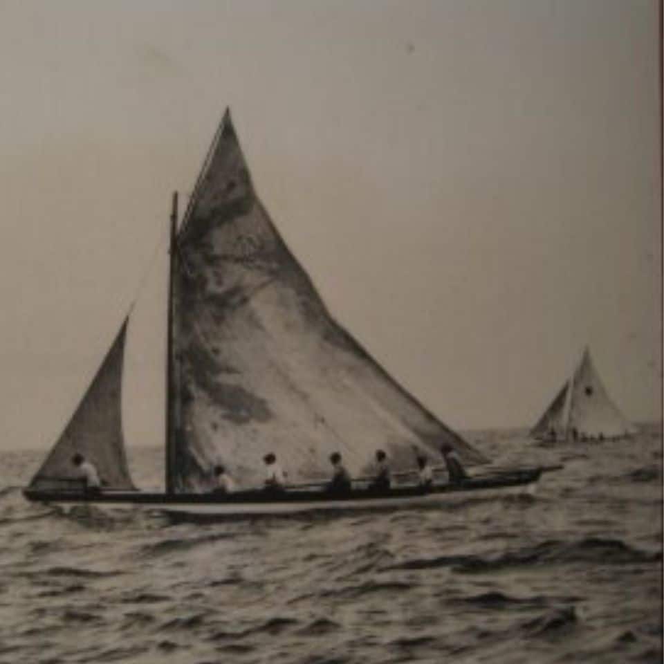 Baleinière et son équipage