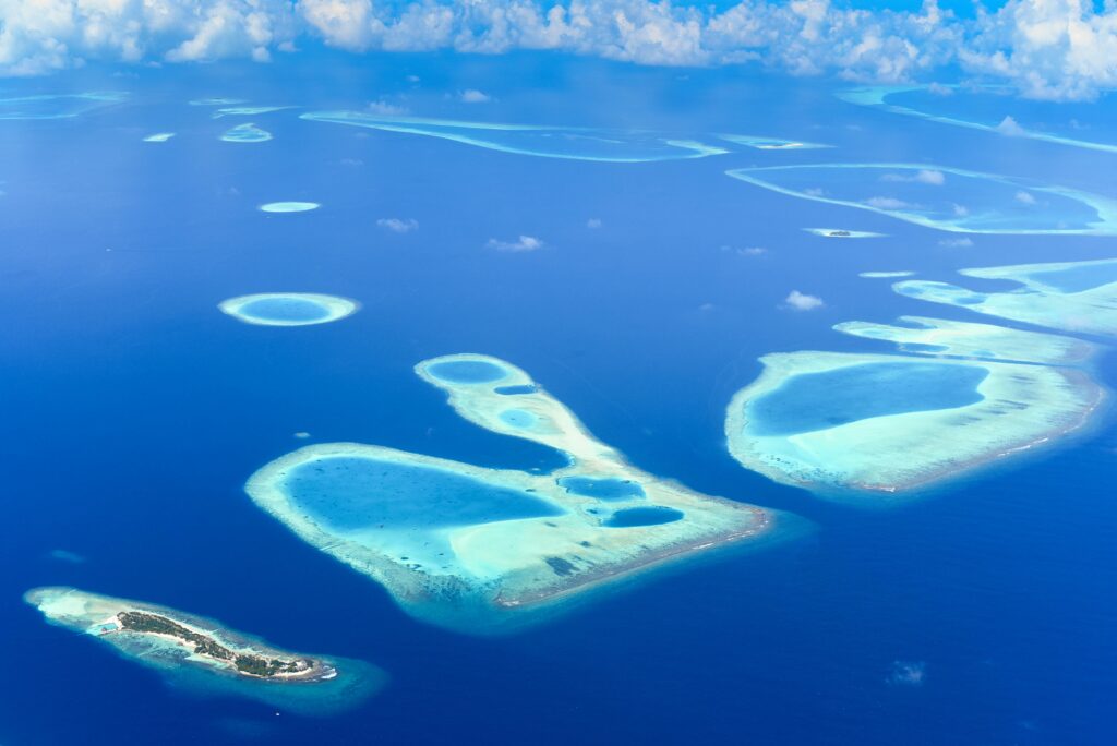 Maldives vues du ciel